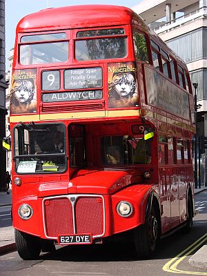 The stunning red buses in London certainly plays an important role to 
